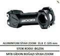 GİDON BOĞAZI SİYAH AYARLI ZOOM MTB Resimi