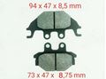 FREN DİSK BALATASI ÖN-ARKA  FA377 KYMCO MXU 250-300-300 R-500-500İ TGB BLADE 325-425-450-525-550 Resimi