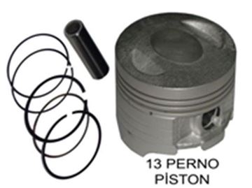 PİSTON SET  62MM 13P CG150 Resimi