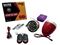 MP3 SES SİSTEMİ BLUETOOTH'LU KIRMIZI NİKEL Resimi