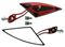 AYNA SET KIRMIZI MODİFİYE S-02 Resimi