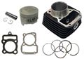 SİLİNDİR KOMPLE 13P SİYAH CG 125 56,50 MM ''ATG SEKMANLI'' Resimi
