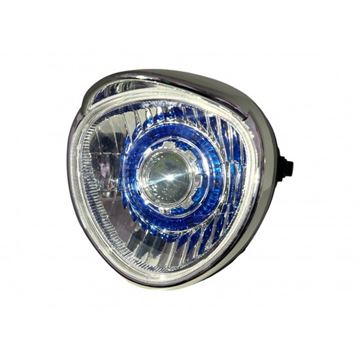 3 TEKER OVAL LED FAR NİKEL ANGEL Resimi