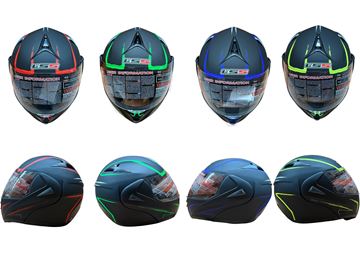 KASK ÇENE AÇILIR 808 LSS Resimi