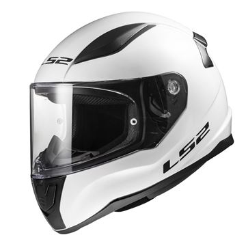 LS2 RAPID 2 PARLAK BEYAZ KASK Resimi