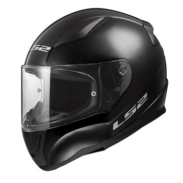 LS2 RAPID 2 PARLAK SİYAH KASK Resimi