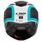 LS2 STROBE 2 VICTORY MAT TITANIUM-BEYAZ-METAL MAVİ KASK ÇENE AÇILIR Resimi