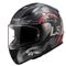 LS2 RAPID 2 CIRCLE MAT SİYAH-KIRMIZI KASK Resimi