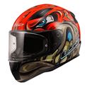 LS2 RAPID 2 SPOX KIRMIZI-GRİ KASK Resimi