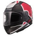 LS2 RAPID 2 GRID MAT BEYAZ-KIRMIZI KASK Resimi