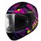 LS2 RAPID 2 ATHENA SİYAH-MOR KASK Resimi