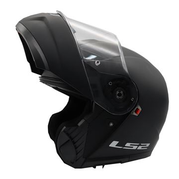 LS2 STROBE 2 MAT SİYAH KASK ÇENE AÇILIR Resimi