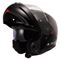 LS2 STROBE 2 PARLAK SİYAH KASK ÇENE AÇILIR Resimi